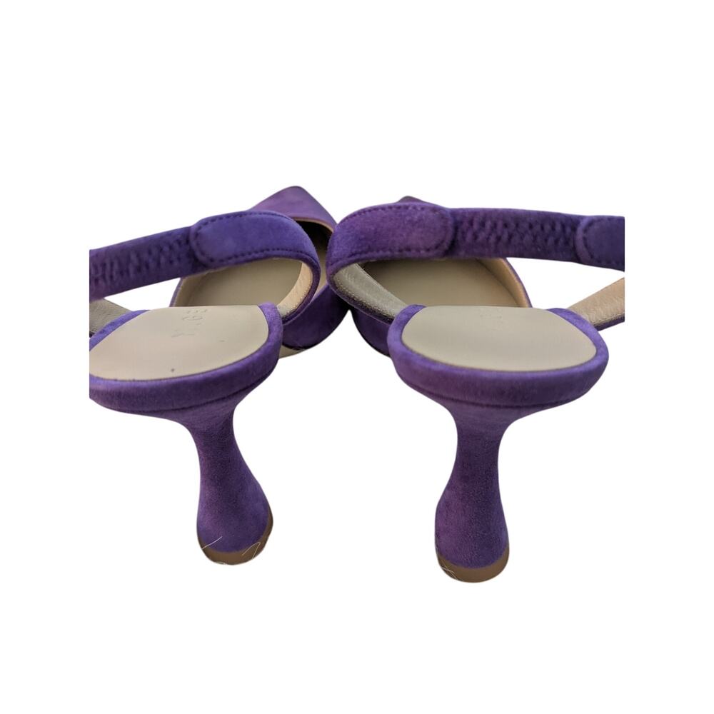 NWOB M. Gemi Sz 37 EU (6.5 US) MIA Mis Due Purple Suede Sandal Pumps - Picture 9 of 9